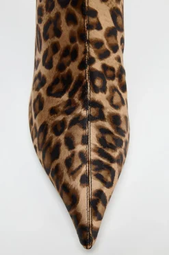 Hot BOTÍN TACÓN FINO ESTAMPADO ANIMAL Mujer Zapatos