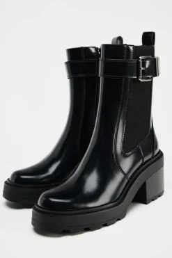 Best BOTÍN TACÓN HEBILLA Mujer Zapatos