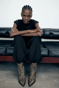 Best BOTÍN TACÓN KITTEN ESTAMPADO ANIMAL Mujer Zapatos