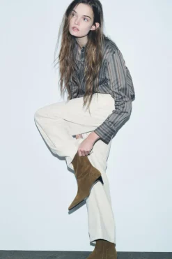 Sale BOTÍN TACÓN KITTEN SERRAJE Mujer Zapatos