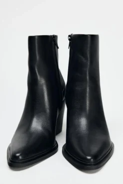 Clearance BOTÍN TACÓN PIEL Mujer Zapatos