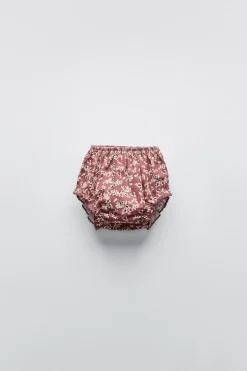 Niños ZARA 6 - 18 Meses·Braguitas / Bermudas<BRAGUITA ESTAMPADO FLORES