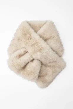 New BUFANDA LISA EFECTO PELO Mujer Accesorios / Bisuteria