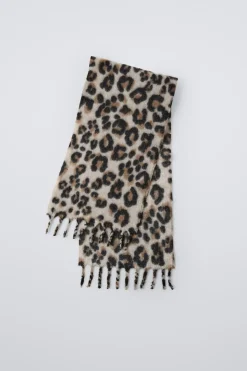 Niños ZARA 6 - 14 Años·Accesorios|Accesorios / Zapatos / 0 - 14 Años<BUFANDA MAXI ANIMAL PRINT