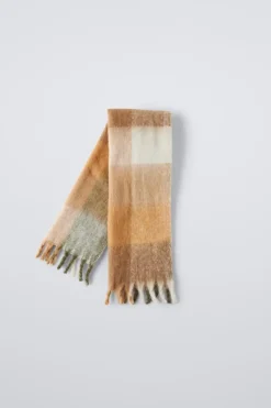 Niños ZARA 6 - 14 Años·Accesorios|6 - 14 Años·Accesorios<BUFANDA MAXI CUADROS