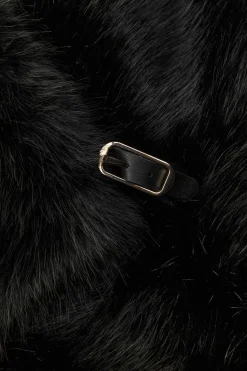 Clearance BUFANDA PUNTO EFECTO PELO HEBILLA Mujer Accesorios / Bisuteria