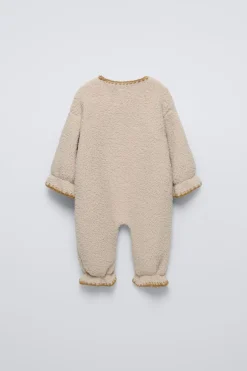 Niños ZARA 6 - 18 Meses·Conjuntos|6 - 18 Meses·Abrigos / Buzos<BUZO BORREGUILLO