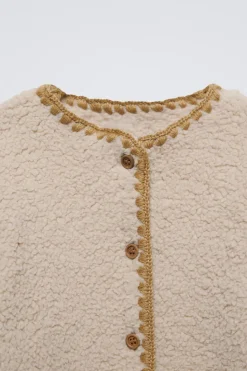 Niños ZARA 6 - 18 Meses·Conjuntos|6 - 18 Meses·Abrigos / Buzos<BUZO BORREGUILLO