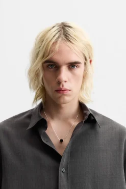 Sale CADENA ABALORIO PIEDRA Hombre Accesorios