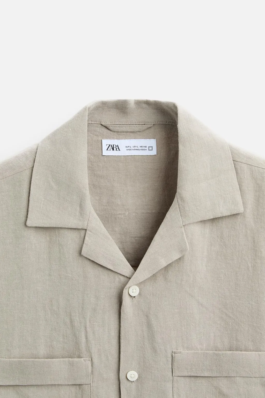 New CAMISA 100% LINO Hombre Camisas