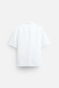 Hot CAMISA 100% LINO Hombre Camisas