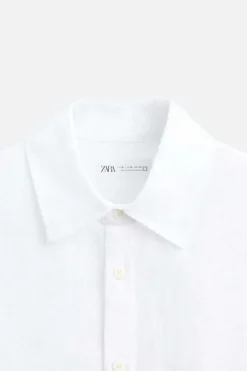 Hot CAMISA 100% LINO Hombre Camisas