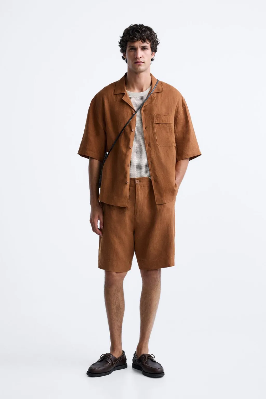 Discount CAMISA 100% LINO Hombre Camisas