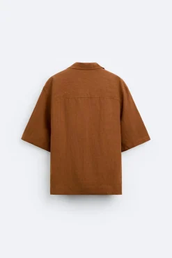 Discount CAMISA 100% LINO Hombre Camisas