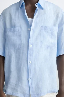 Outlet CAMISA 100% LINO Hombre Camisas