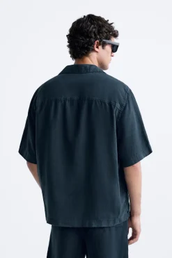 Sale CAMISA 100% LINO Hombre Camisas