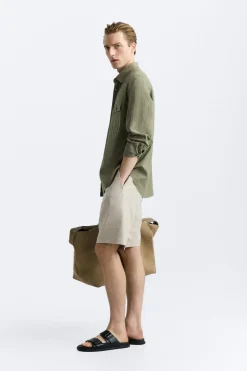 Clearance CAMISA ALGODÓN - LINO Hombre Camisas