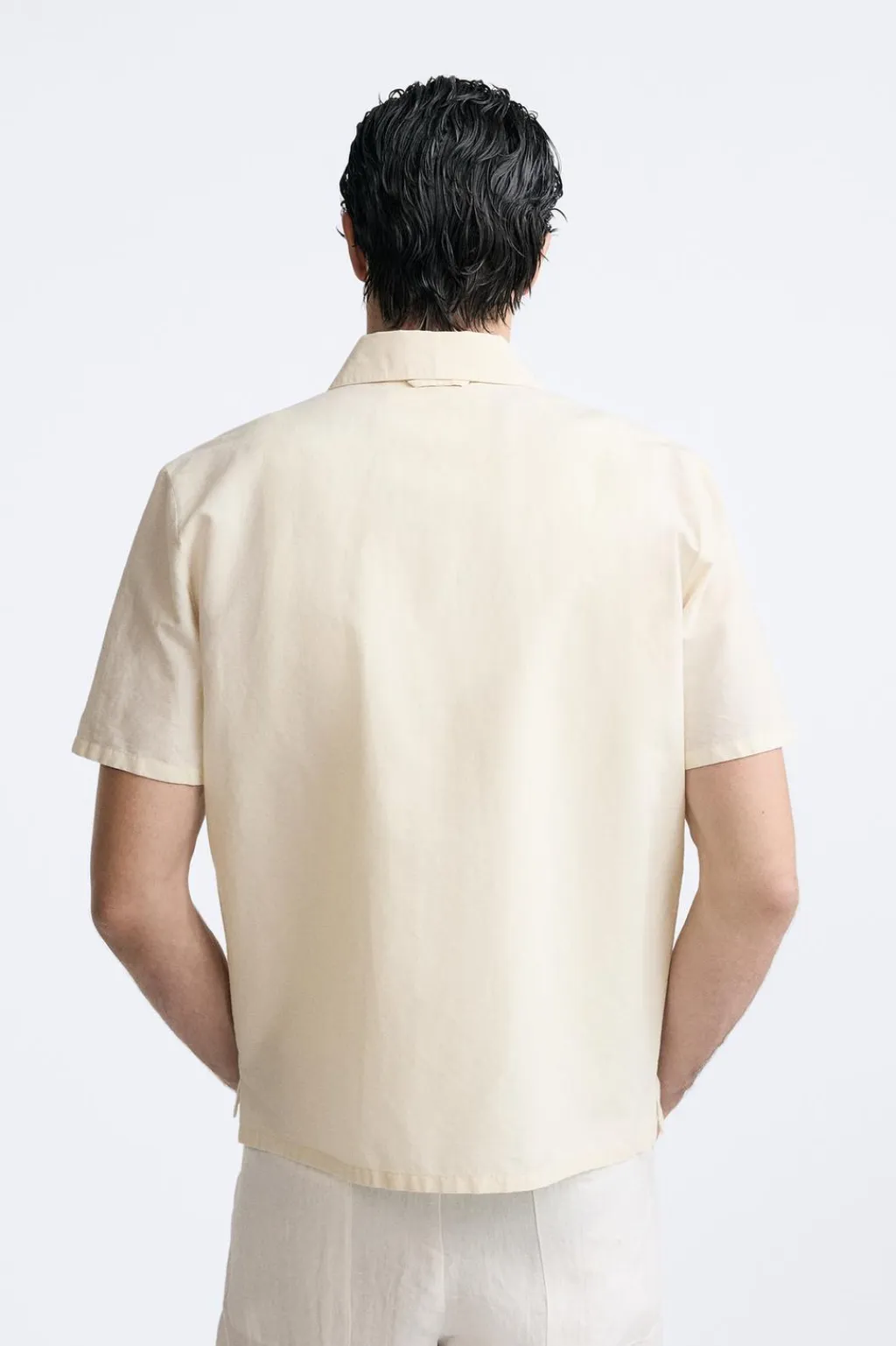 Sale CAMISA ALGODÓN - LINO Hombre Camisas