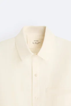 Sale CAMISA ALGODÓN - LINO Hombre Camisas