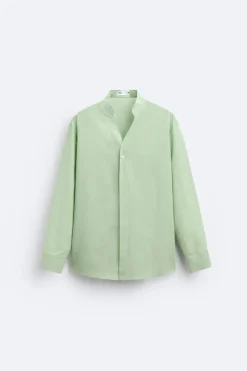 Hot CAMISA ALGODÓN - LINO Hombre Camisas