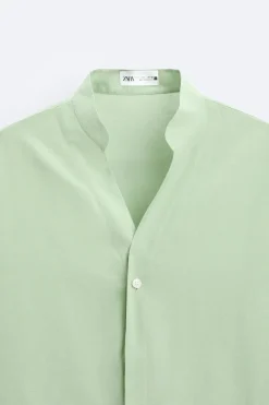 Hot CAMISA ALGODÓN - LINO Hombre Camisas