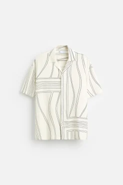 Hot CAMISA ALGODÓN - LINO Hombre Camisas