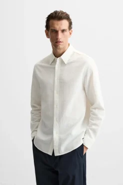 Fashion CAMISA ALGODÓN - LINO Hombre Camisas