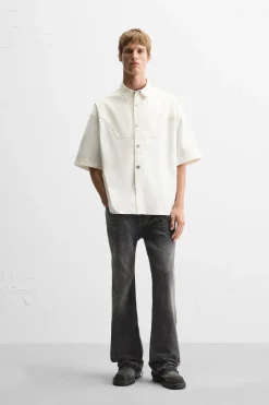 Hot CAMISA ALGODÓN - LYOCELL PESPUNTES Hombre Camisas