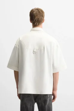 Hot CAMISA ALGODÓN - LYOCELL PESPUNTES Hombre Camisas