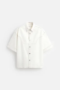 Hot CAMISA ALGODÓN - LYOCELL PESPUNTES Hombre Camisas