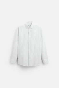 Discount CAMISA ALGODÓN - LYOCELL RAYAS Hombre Camisas