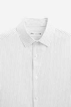 Discount CAMISA ALGODÓN - LYOCELL RAYAS Hombre Camisas