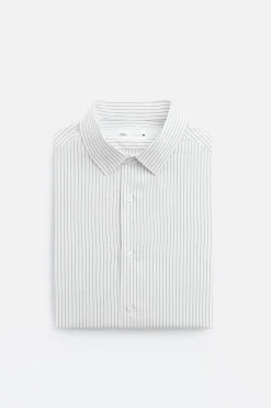 Discount CAMISA ALGODÓN - LYOCELL RAYAS Hombre Camisas