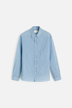 Fashion CAMISA ALGODÓN - SEDA RAYAS Hombre Camisas