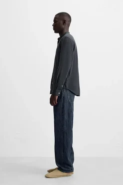 Online CAMISA ALGODÓN EFECTO ARRUGADO Hombre Camisas