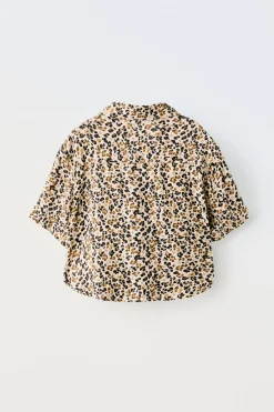 Niños ZARA 6 - 14 Años·Blusas / Camisas<CAMISA ANIMAL PRINT