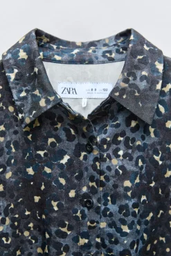 Niños ZARA 6 - 14 Años·Blusas / Camisas|6 - 14 Años·Total Look<CAMISA ANIMAL PRINT