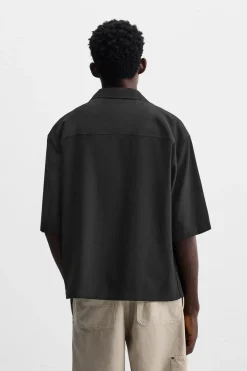 Discount CAMISA BOLSILLO CROCHET Hombre Camisas