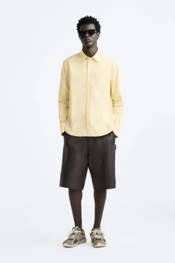 Fashion CAMISA BOLSILLO POPELÍN Hombre Camisas