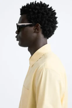 Fashion CAMISA BOLSILLO POPELÍN Hombre Camisas