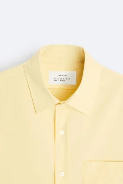 Fashion CAMISA BOLSILLO POPELÍN Hombre Camisas