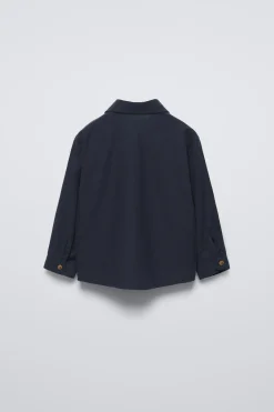 Niños ZARA 1½ - 6 Años·Camisas / Sobrecamisas<CAMISA BOLSILLOS MICROPANA