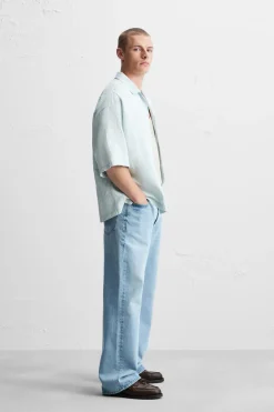 Online CAMISA BORDADO FLORAL Hombre Camisas