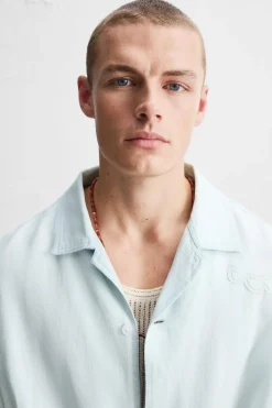 Online CAMISA BORDADO FLORAL Hombre Camisas