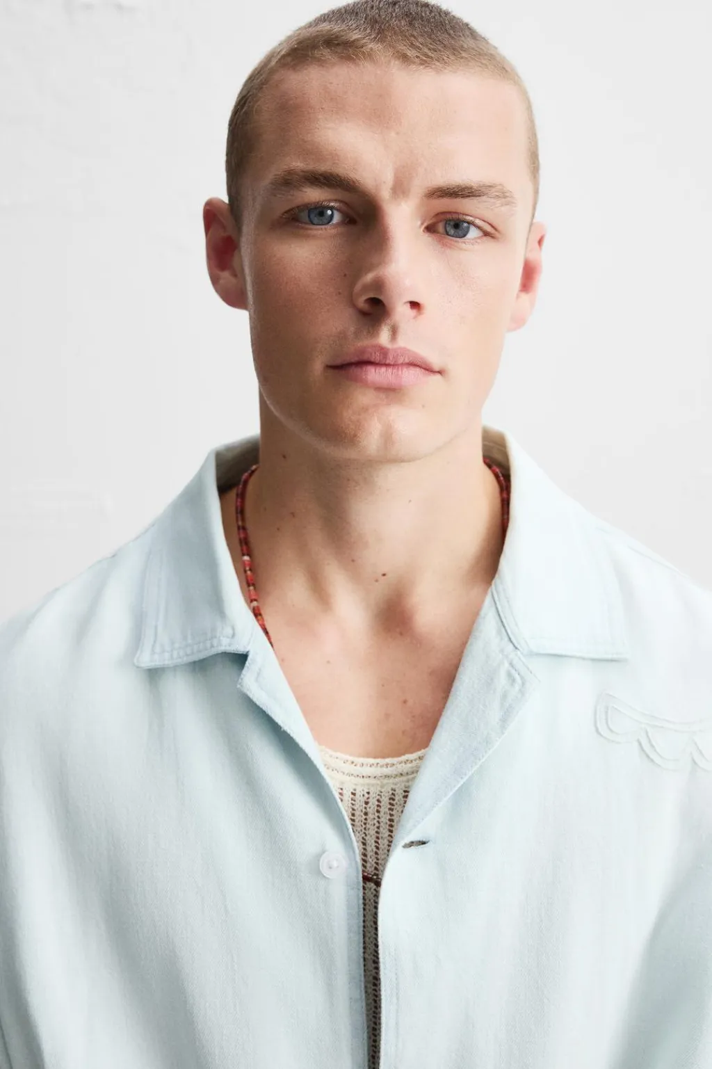 Online CAMISA BORDADO FLORAL Hombre Camisas