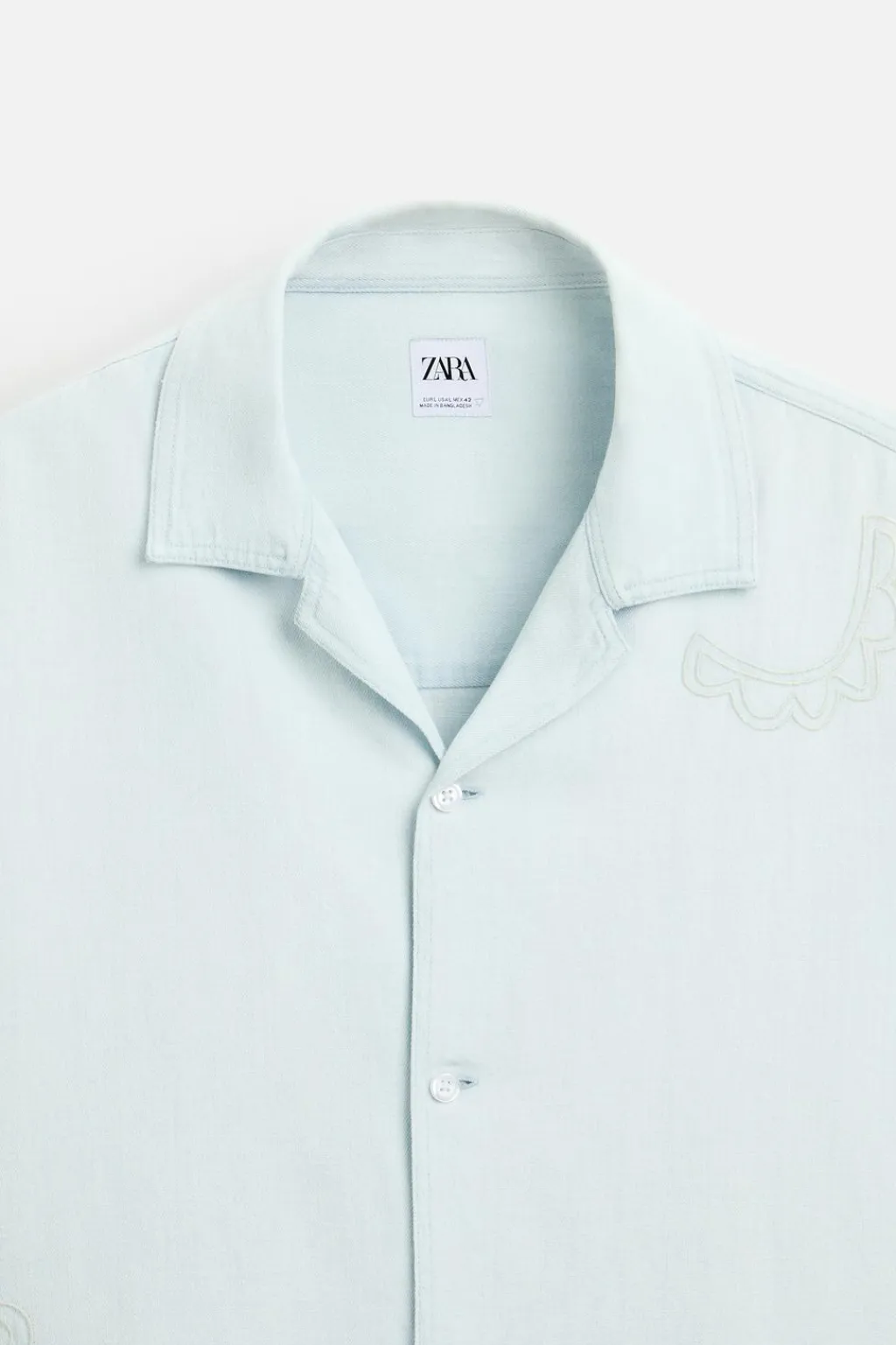 Online CAMISA BORDADO FLORAL Hombre Camisas