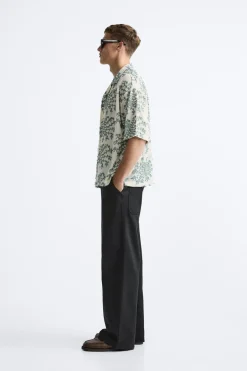 Outlet CAMISA BORDADO FLORAL Hombre Camisas