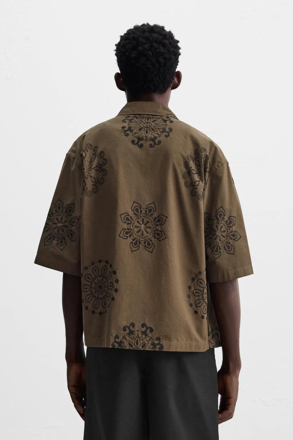 Online CAMISA BORDADO FLORAL Hombre Camisas