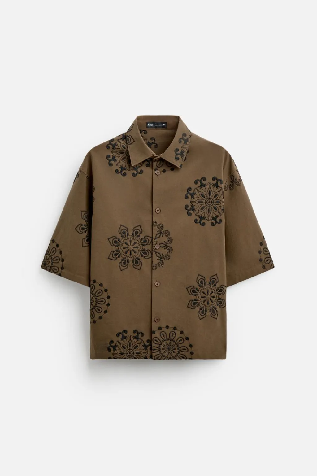 Online CAMISA BORDADO FLORAL Hombre Camisas