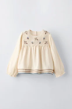 Niños ZARA 1½ - 6 Años·Camisas<CAMISA BORDADOS